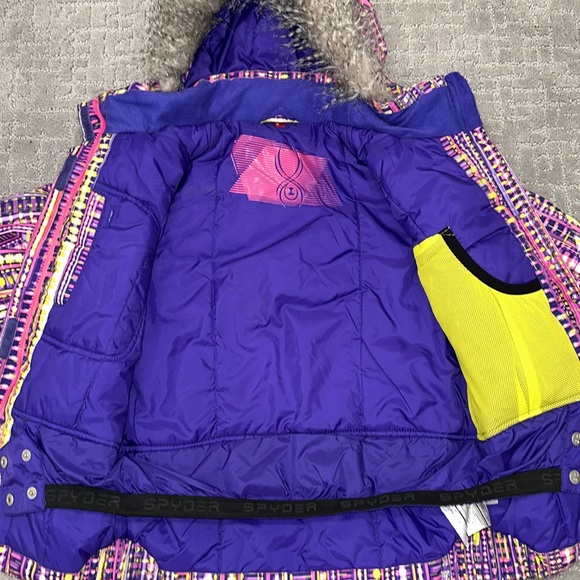 Spyder Girls Insulated Ski Jacket - Picture 2 of 5